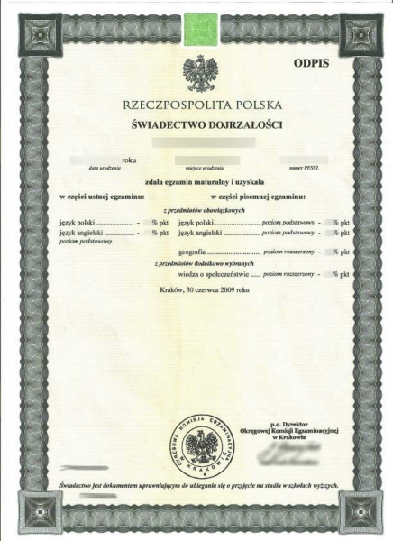 Certificado escolar